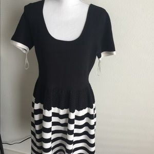 Black and white dress